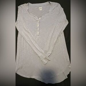 Aerie Soft blue Long Sleeve Top